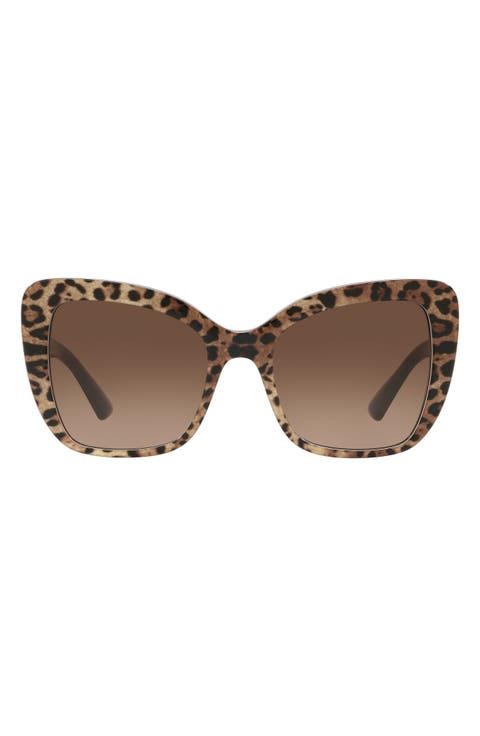 54mm Gradient Butterfly Sunglasses