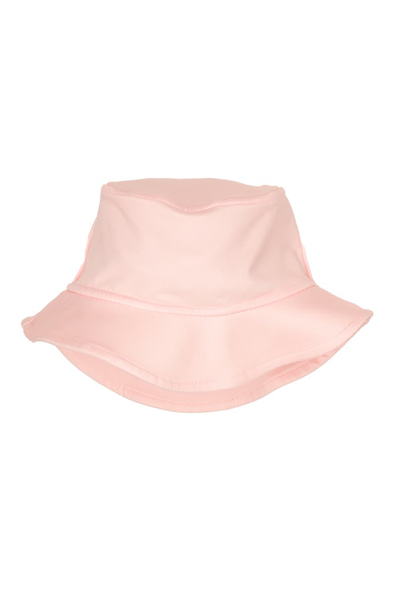One-Piece Rashguard Swimsuit & Hat Set, Alternate, color, PINK PINEAPPLE