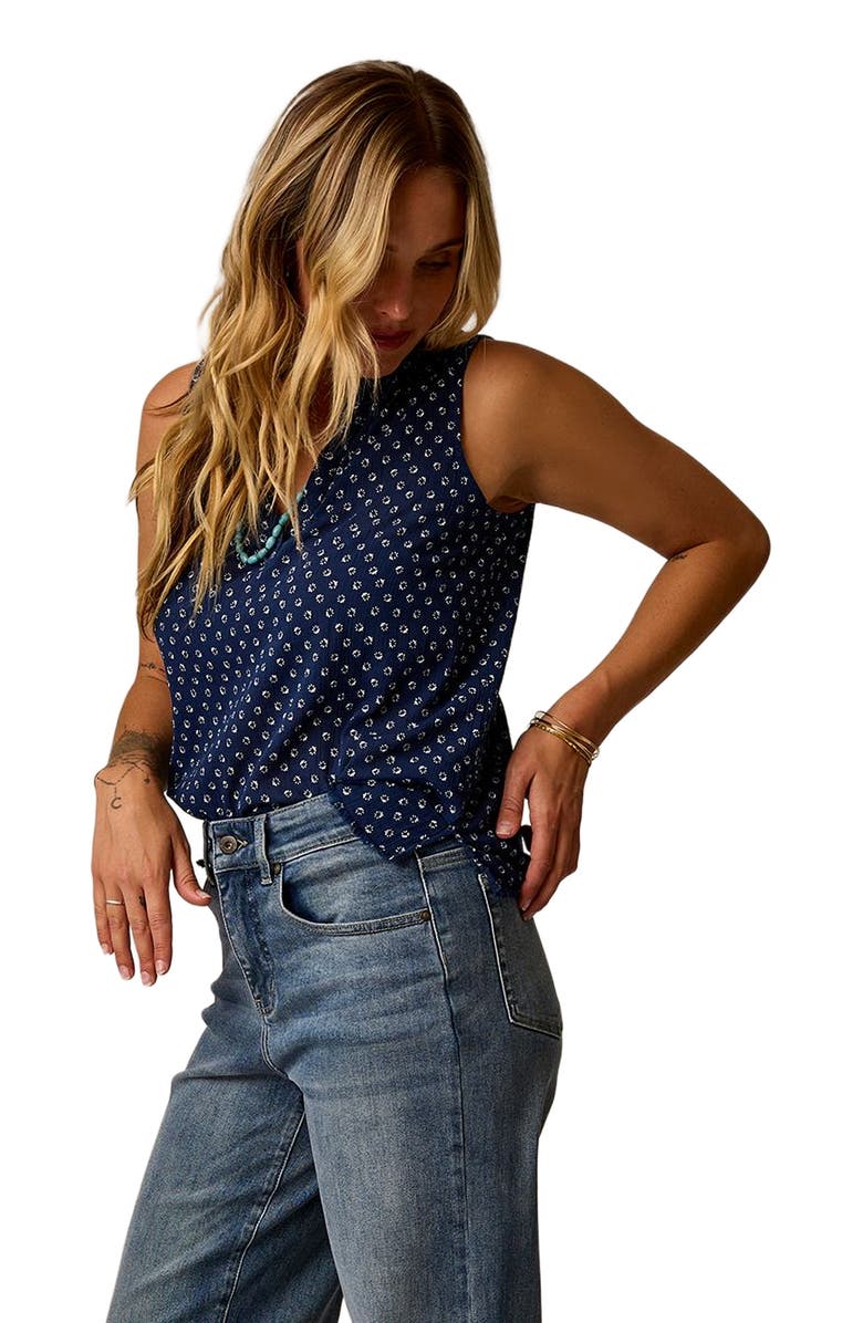 Carve Designs Dylan Tank, Alternate, color, Petite Bloom