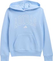 adidas Kids' 3-Stripe Fleece Hoodie