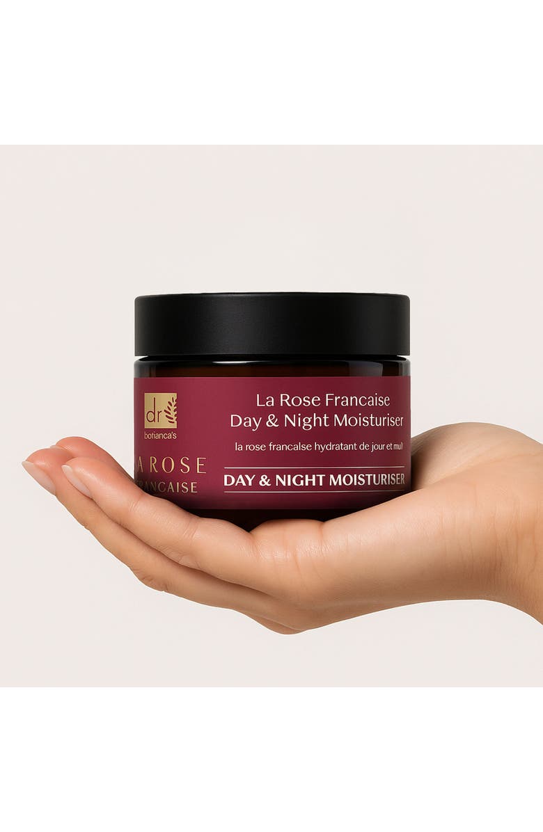 DR BOTANICALS La Rose Française Skin Renewal Duo Moisturiser for Hydration & Radiance 50 ml, Alternate, color, White