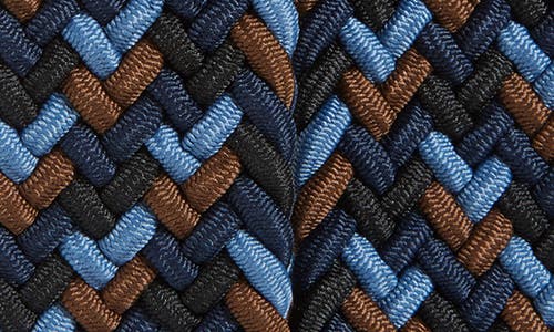 Original Penguin Stretch Woven Belt In Blue