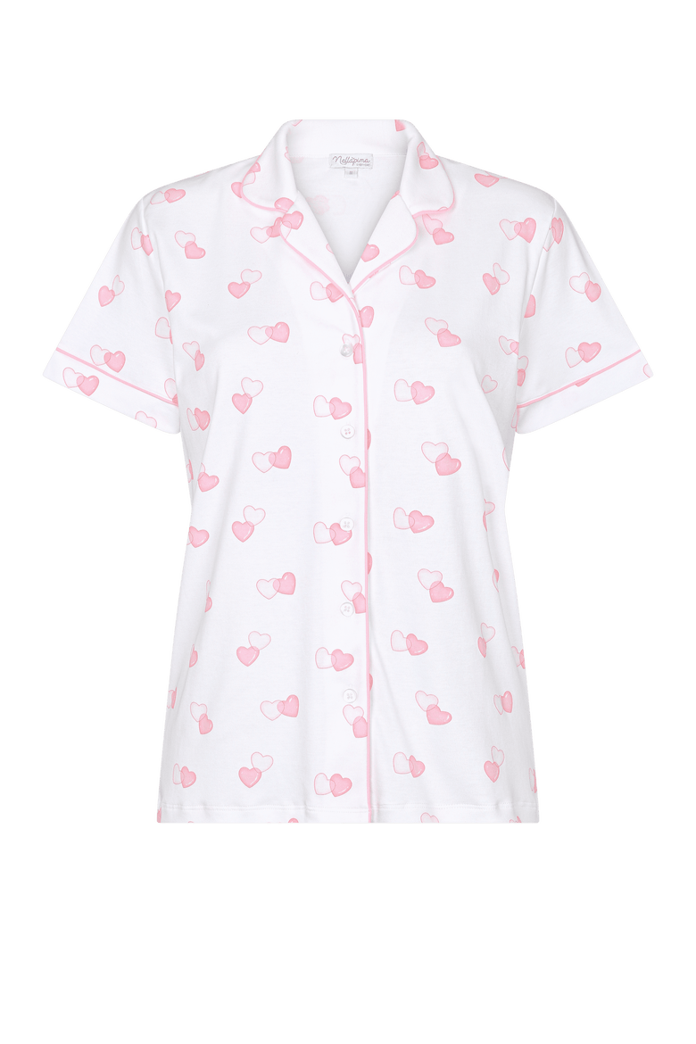 Women's Sweetheart Short PJ Set, Alternate, color, Pink