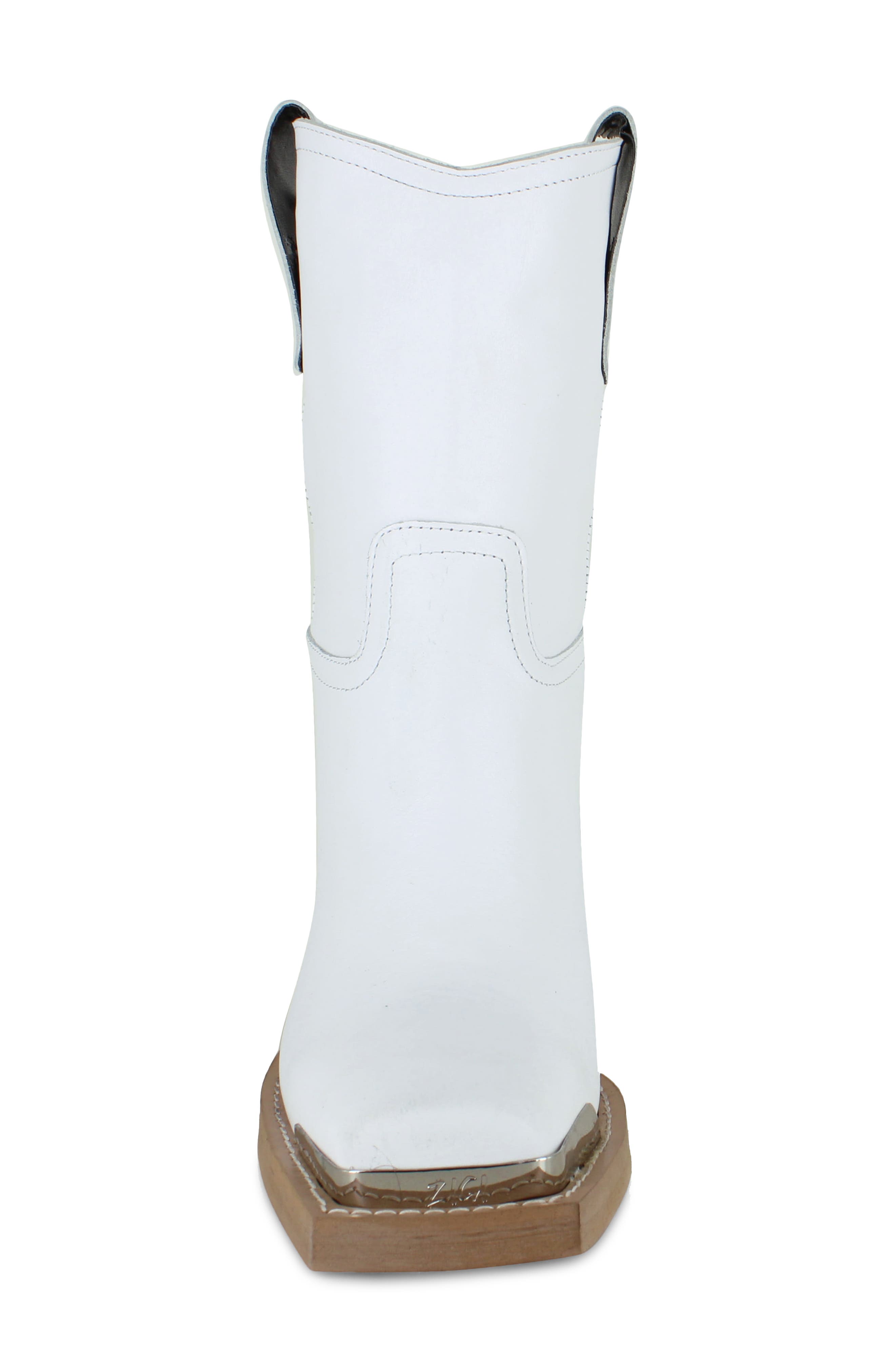 Joshi Western Boot, Alternate, color, BONE LEATHER