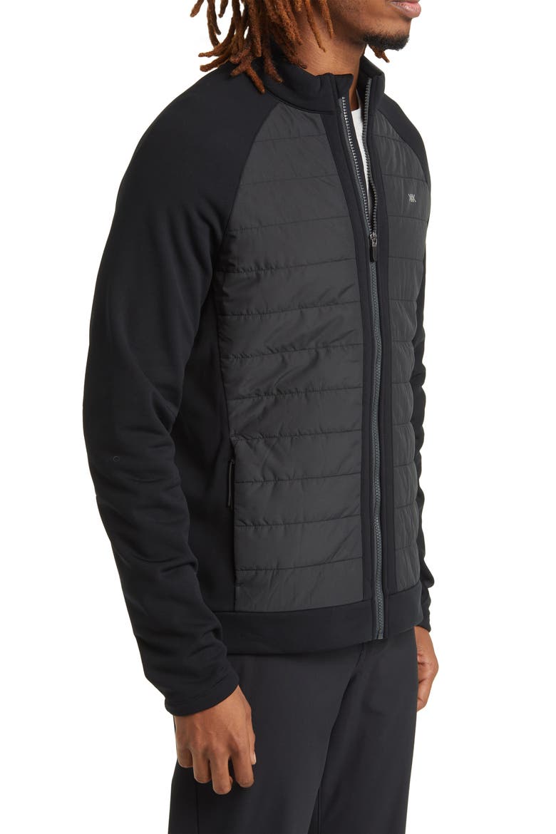 Alpine Insulated Water Resistant Active Jacket, Alternate, color, BLACK