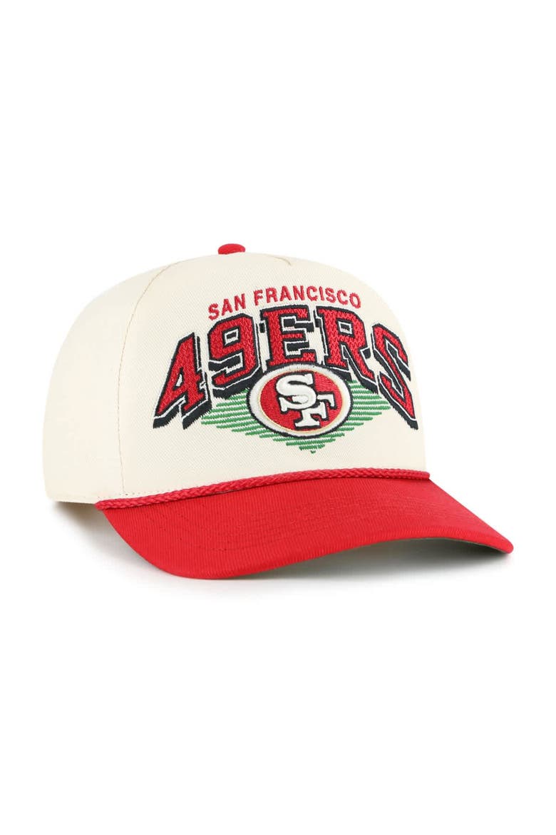 Men's '47  Cream San Francisco 49ers Pomona Rope Adjustable Hitch Hat, Alternate, color, Cream