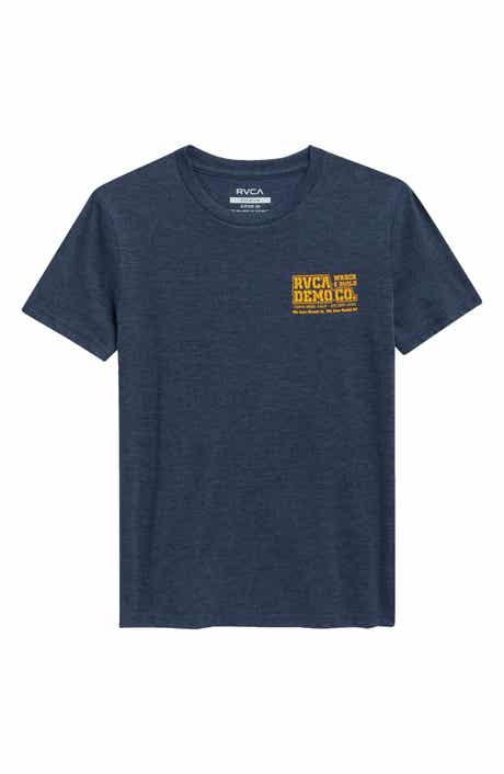 RVCA Kids' Logo Wreck & Build Graphic T-Shirt