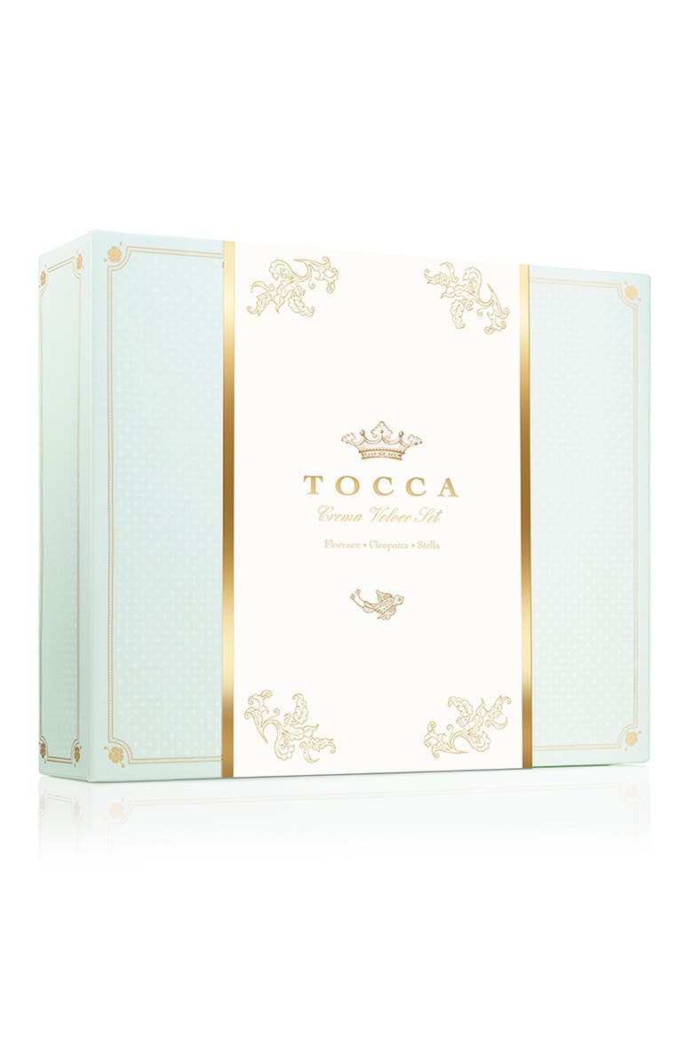 TOCCA Evergreen Crema Veloce Mini Hand Cream Set USD $30 Value, Alternate, color, 