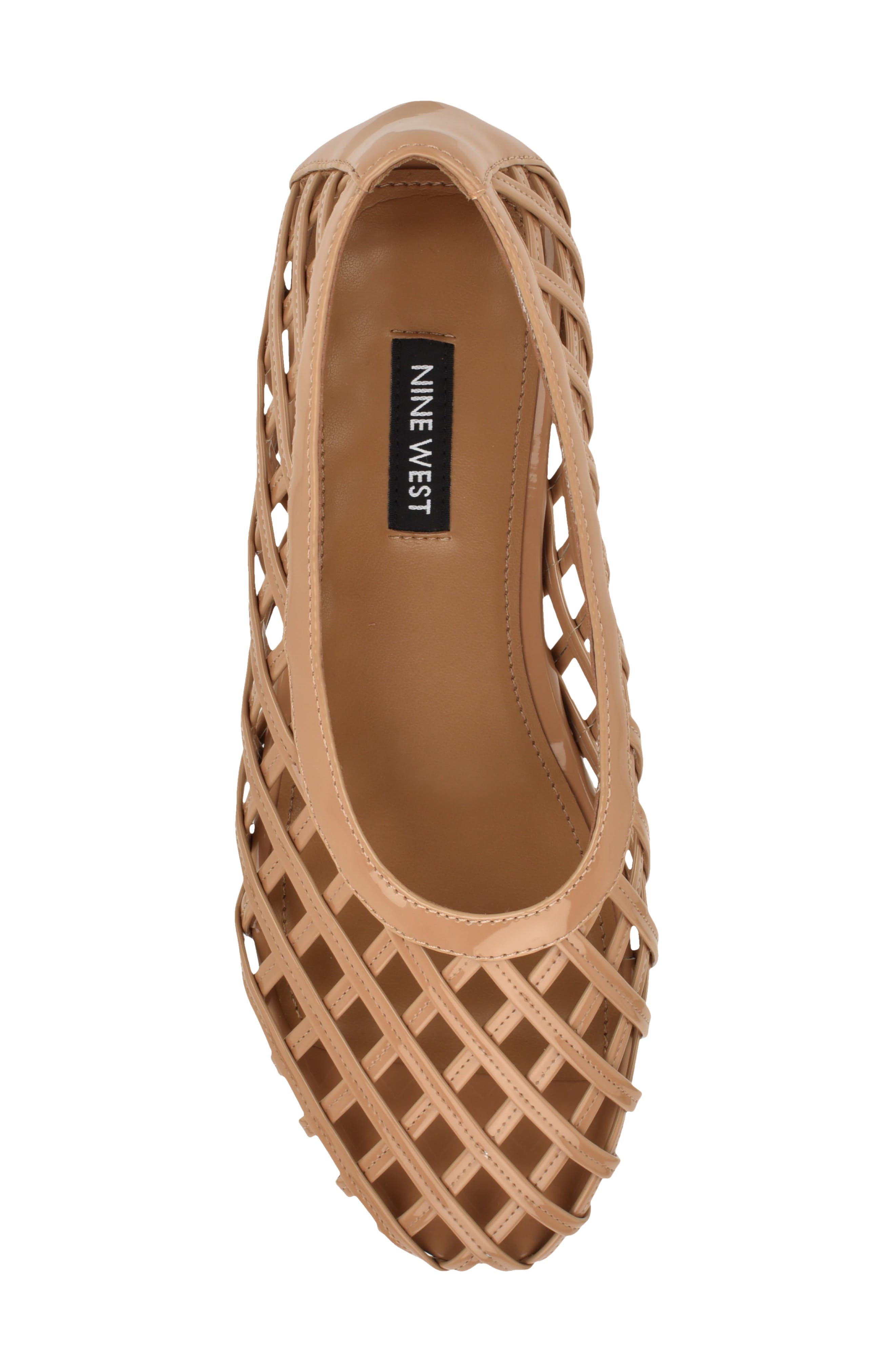 Dippy Woven Flat, Alternate, color, LIGHT BROWN