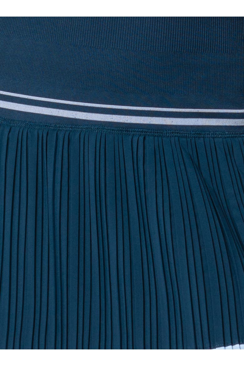 Motion Pleated Skirt, Alternate, color, Navy