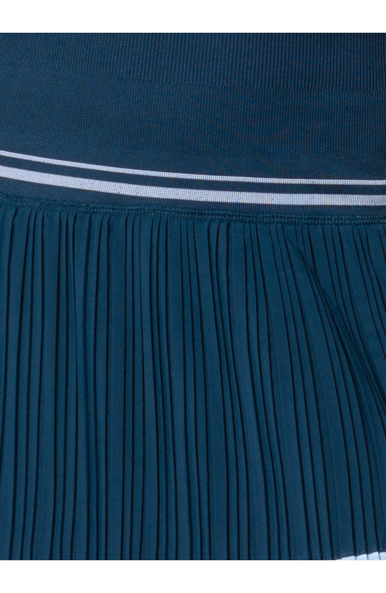 Lucky in Love Motion Pleated Skirt, Alternate, color, Navy