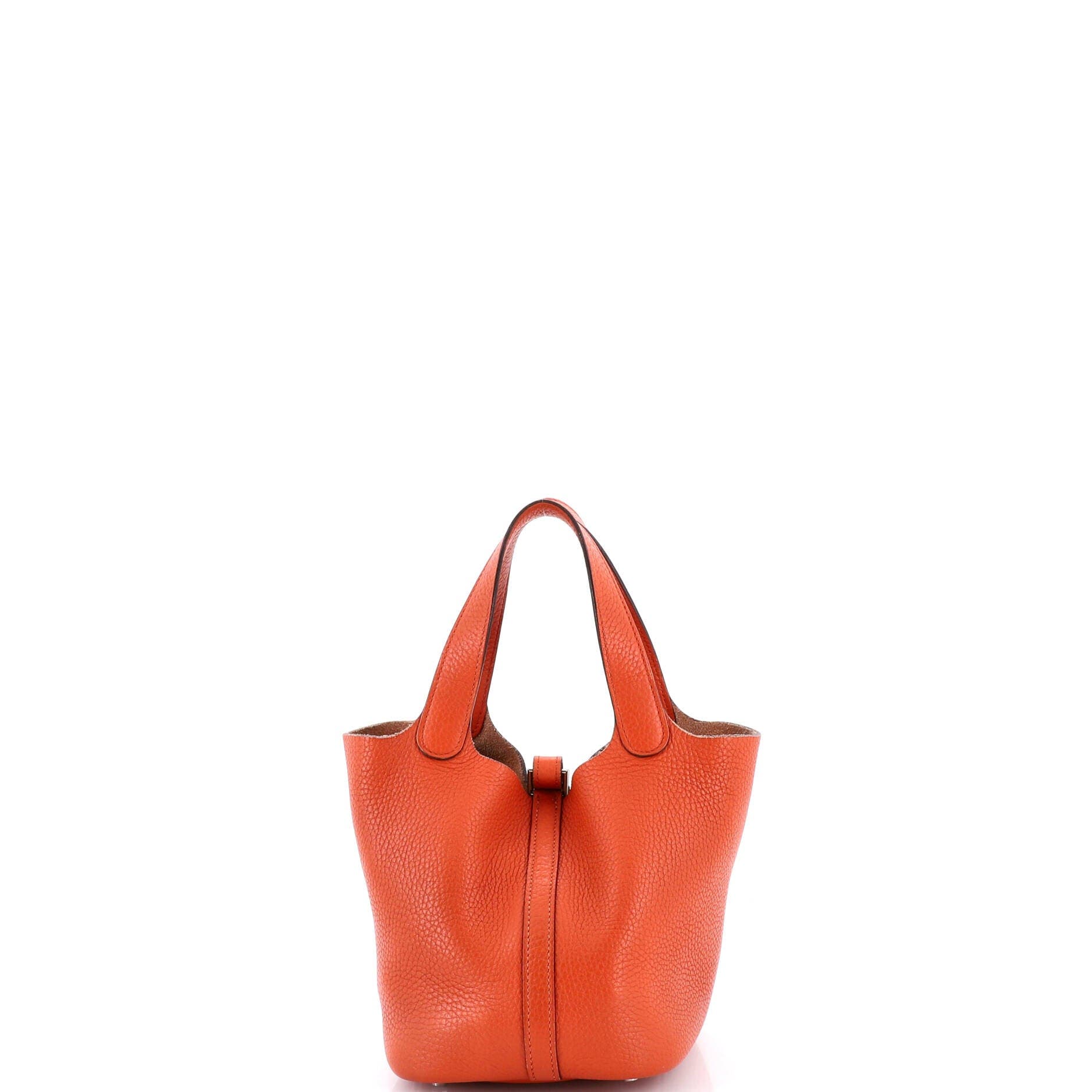 Pre-Owned Hermes Picotin Lock Bag Clemence PM, Alternate, color, Terre Battue