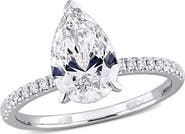 Julianna B. 2-1/6 CTW Lab-Grown Diamond Pear Solitaire Ring 14k