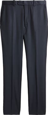 Peter Millar Harker Flat Front Wool Dress Pants