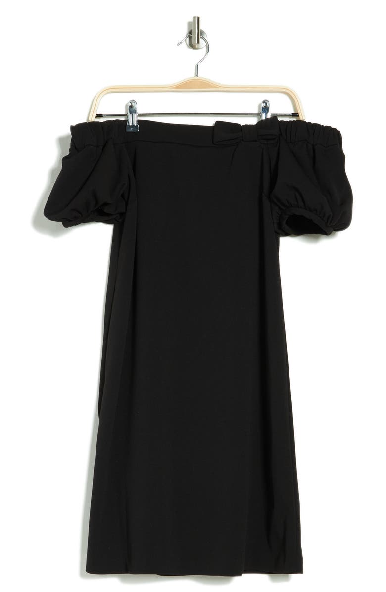 Calvin Klein Off The Shoulder Shift Dress, Alternate, color, 