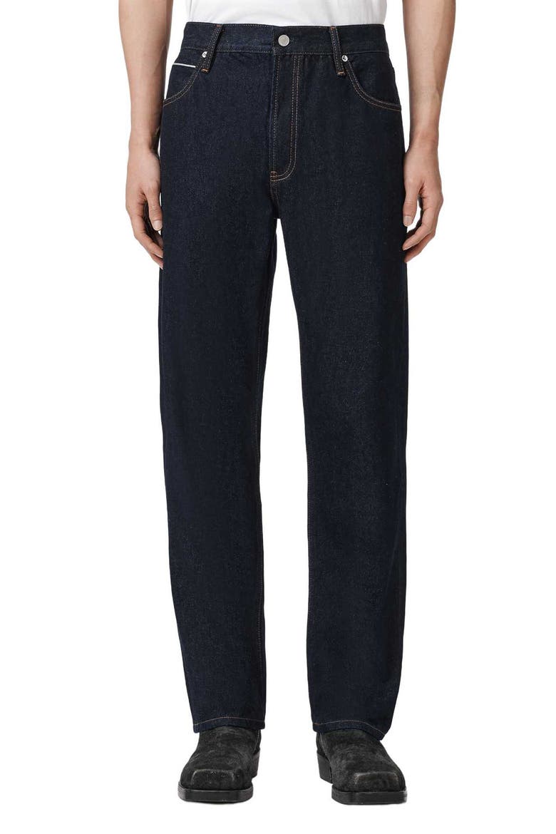 Reid Straight Leg Jeans, Main, color, RINSE SELVEDGE