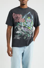 ID Supply Co Grave Digger Monster Jam Graphic T-Shirt