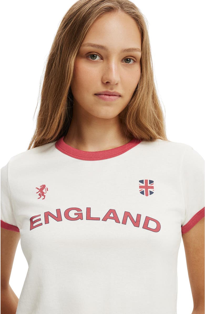 Cotton On Women's The Original Graphic Tee, Alternate, color, England  Vintage White