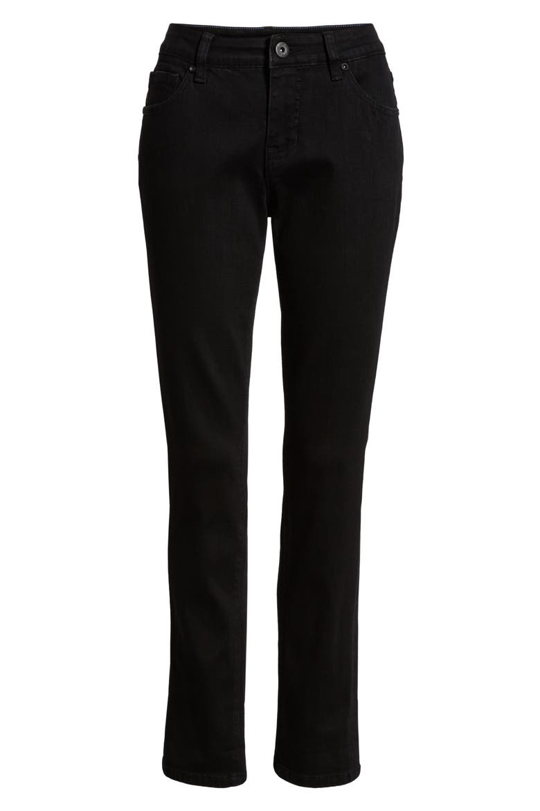 Jeans Carter Girlfriend Jeans, Alternate, color, BLACK