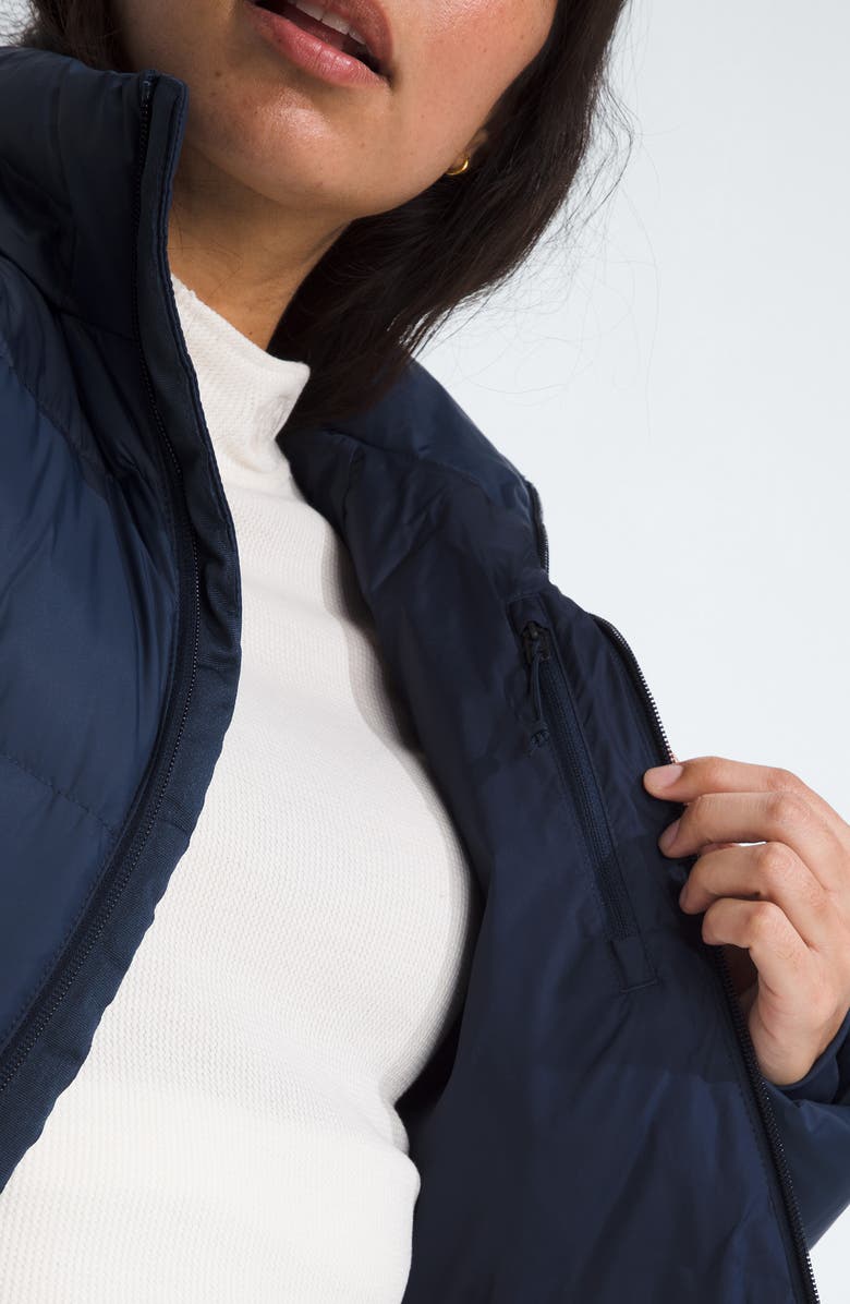 The North Face Hydrenalite City Down Hooded Parka, Alternate, color, Summit Navy