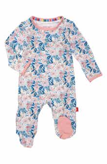 Magnetic Me Once & Floral Print Footie