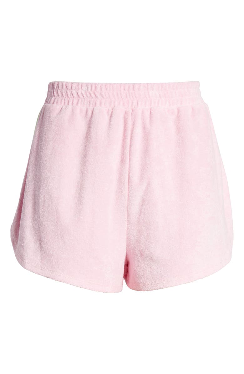 BP. Terry Cloth Shorts, Alternate, color, Pink Opal