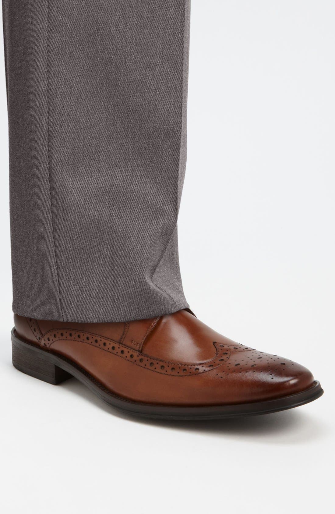 'Brownlie' Wingtip Oxford, Alternate, color, COGNAC