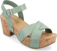 Journee Collection Platform Sandal