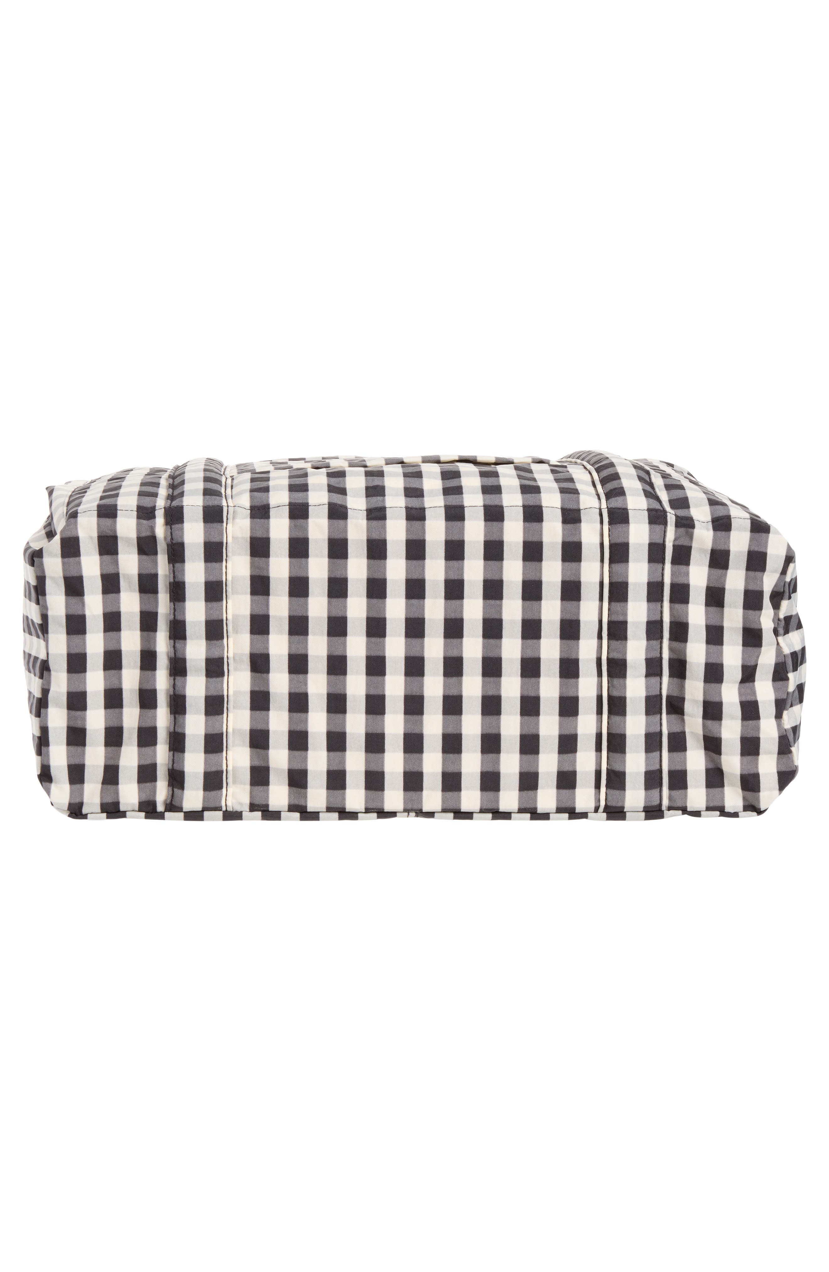 Cloud Recycled Nylon Carry-On Bag, Alternate, color, BLACK AND CREAM GINGHAM