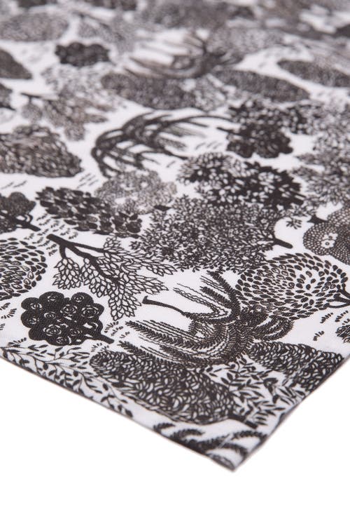 La Doublej Large Napkins Set Of 6 (45x45) Bosco Dark Green In Bosco Dark Green