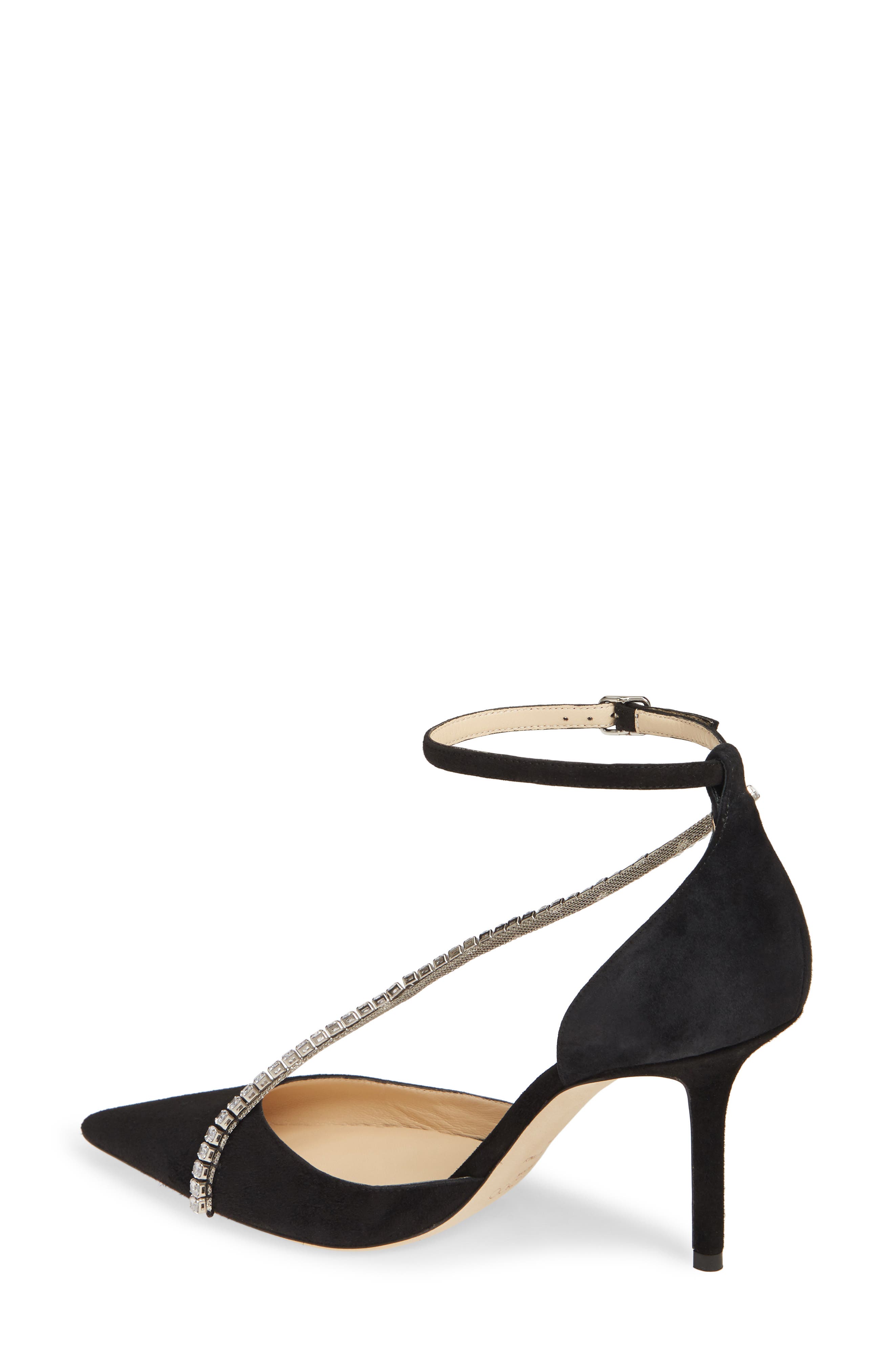Jimmy Choo Talika Embellished Suede d'Orsay Pump, Alternate, color, 
