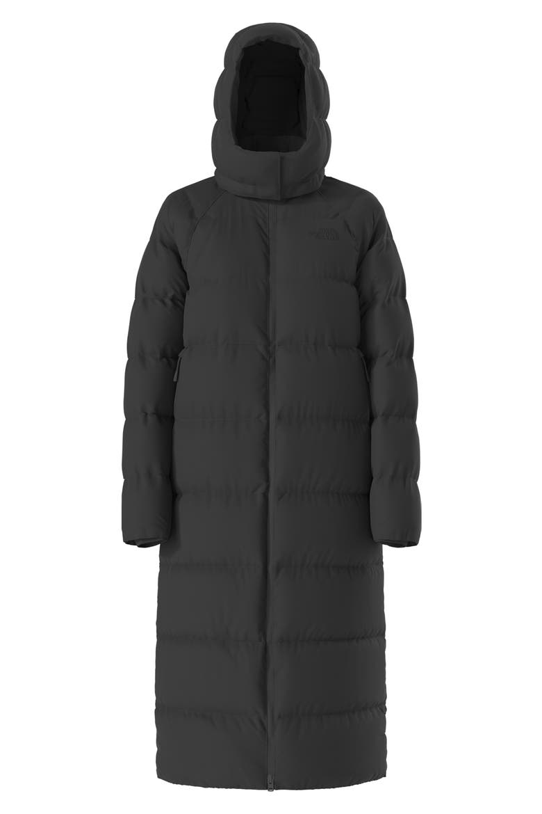 Hydrenalite™ Water Repellent 600 Fill Power Down Hooded Parka, Alternate, color, TNF BLACK