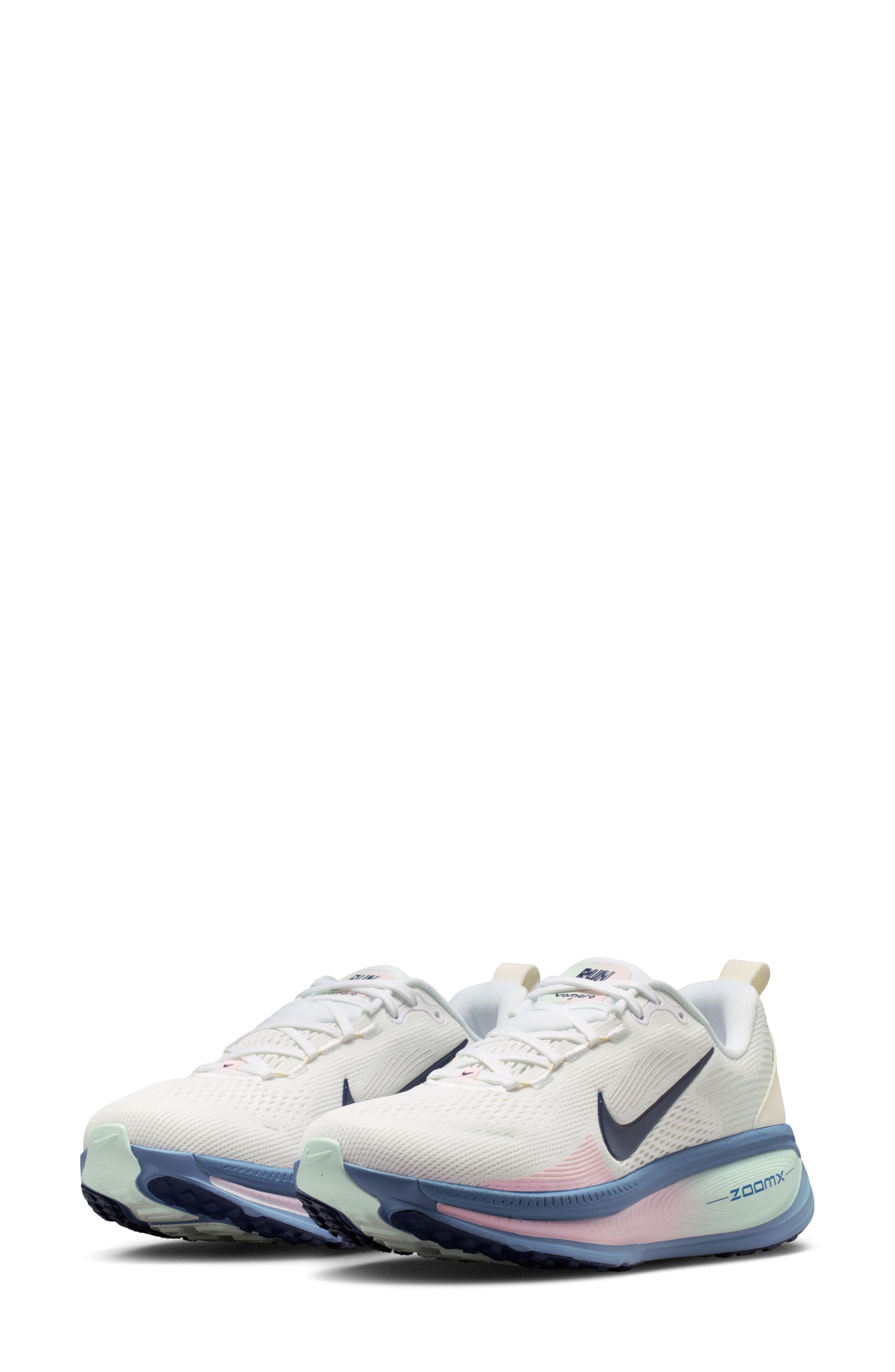 Nike Vomero 18 Running Shoe, Main, color, White/ Mint/ Navy