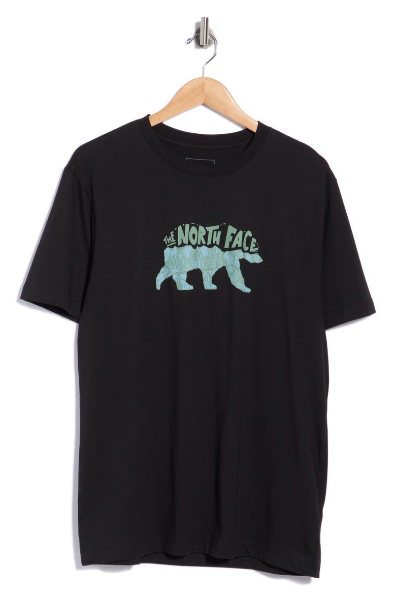 Evolution Bear Graphic T-Shirt, Main, color, TNF BLACK