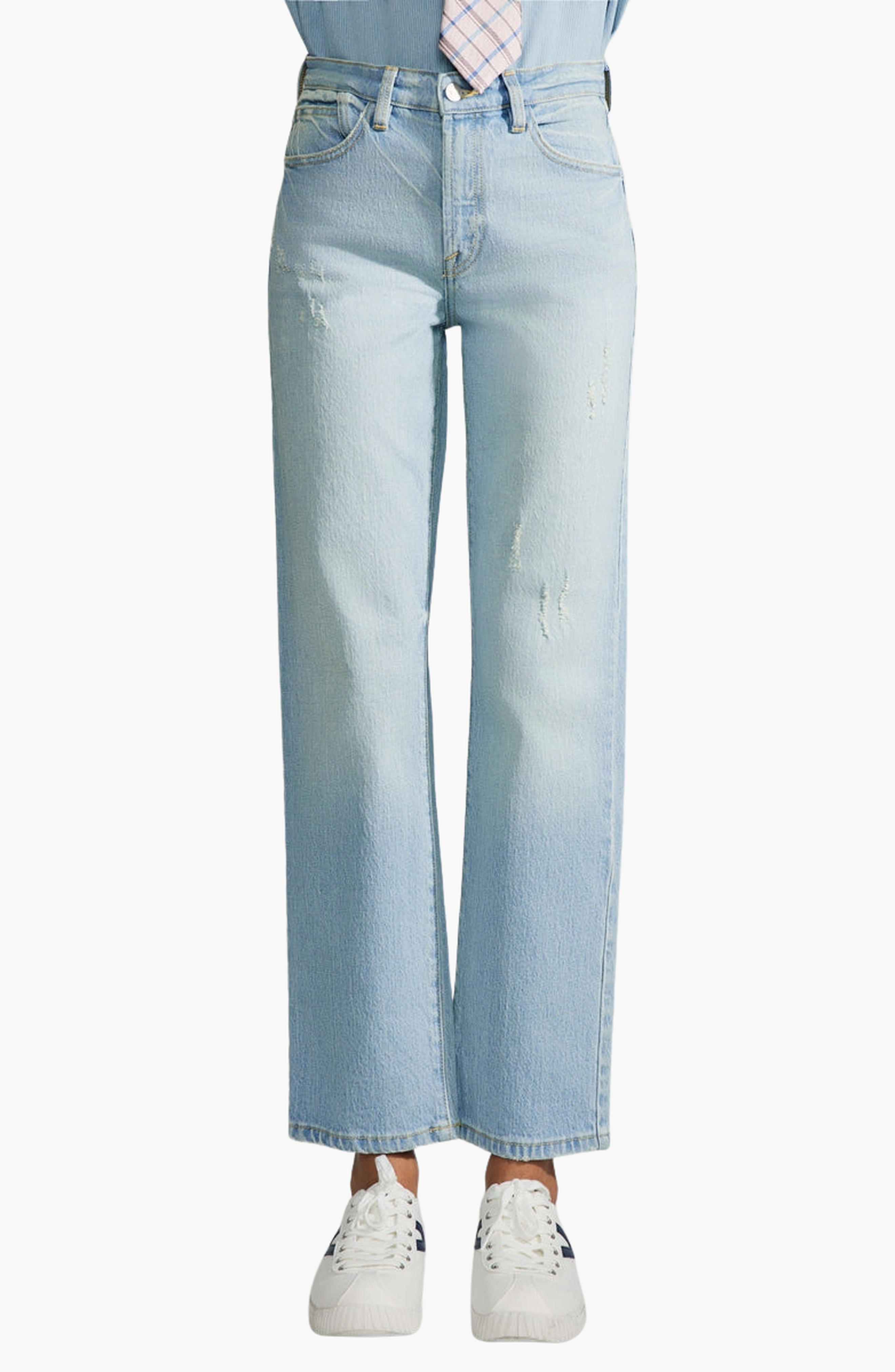 KanCan Premier Marisela Premier High Rise Straight Jeans in Light Wash 