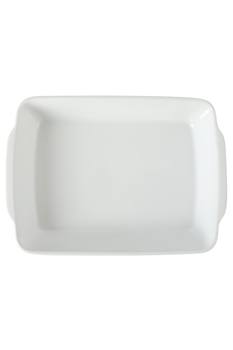 Gracious Dining Covered Stoneware Baking Dish, Alternate, color, White