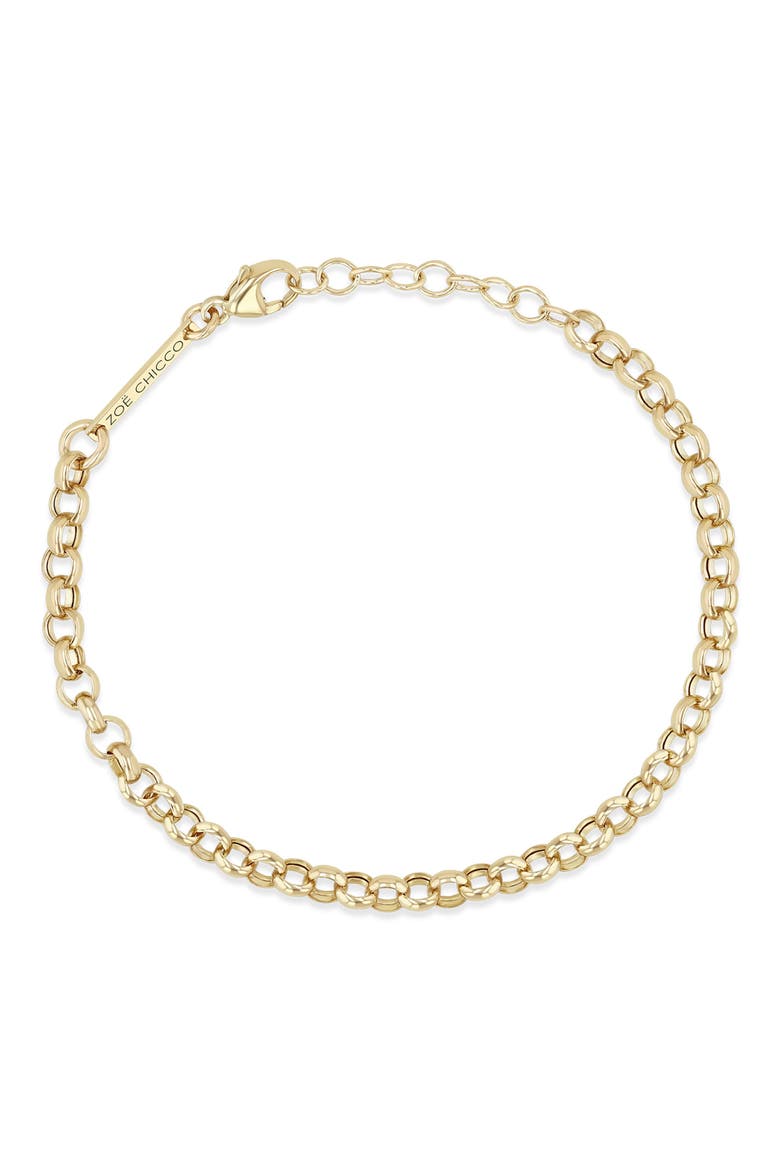 14K Yellow Gold Large Rolo Chain Bracelet, Alternate, color, 14K YELLOW GOLD