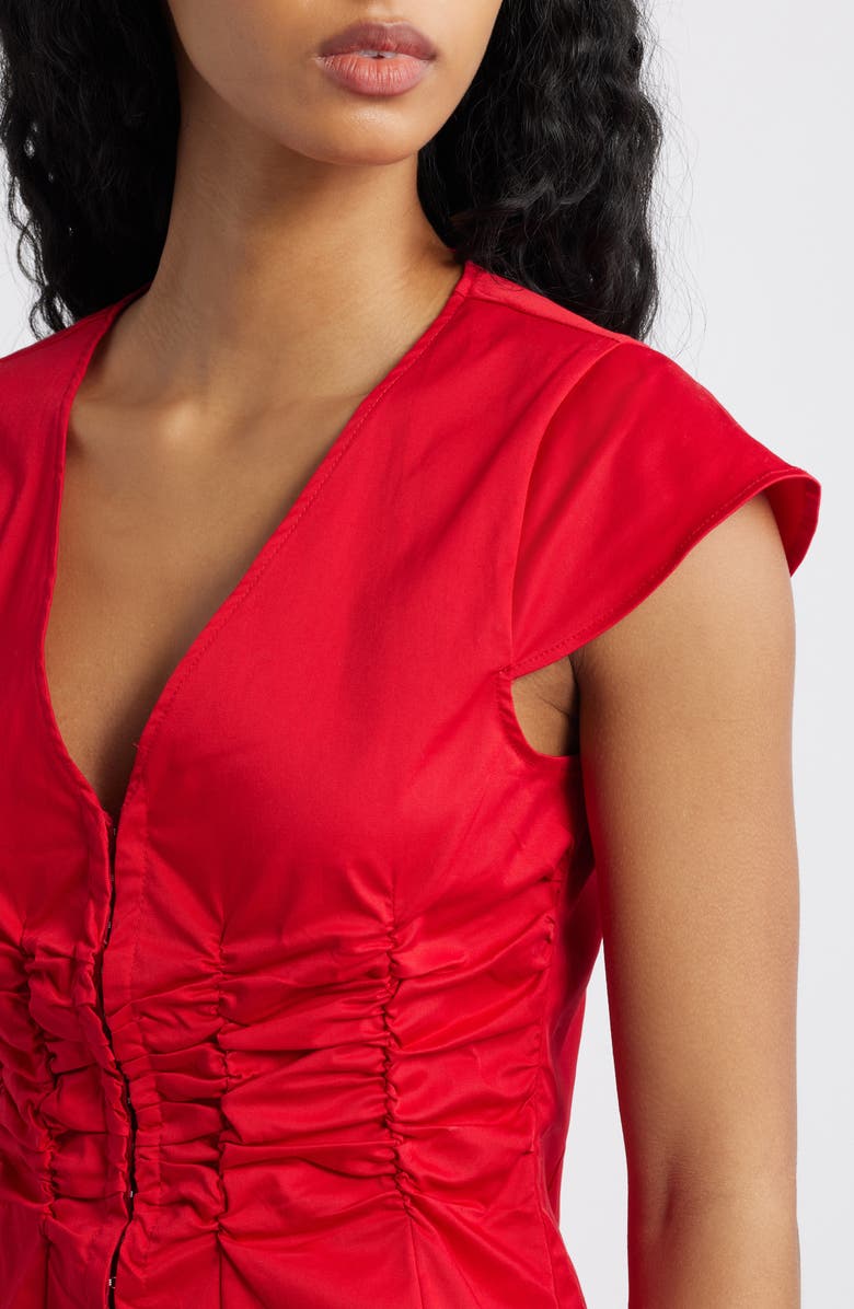 Princess Polly INDULGENCE CORSET TOP RED, Alternate, color, Red