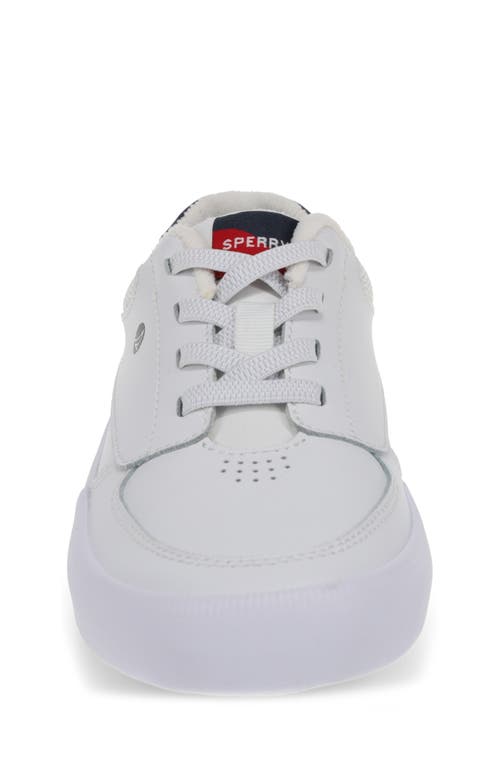 Sperry Kids' Boardwalk Sneaker In White