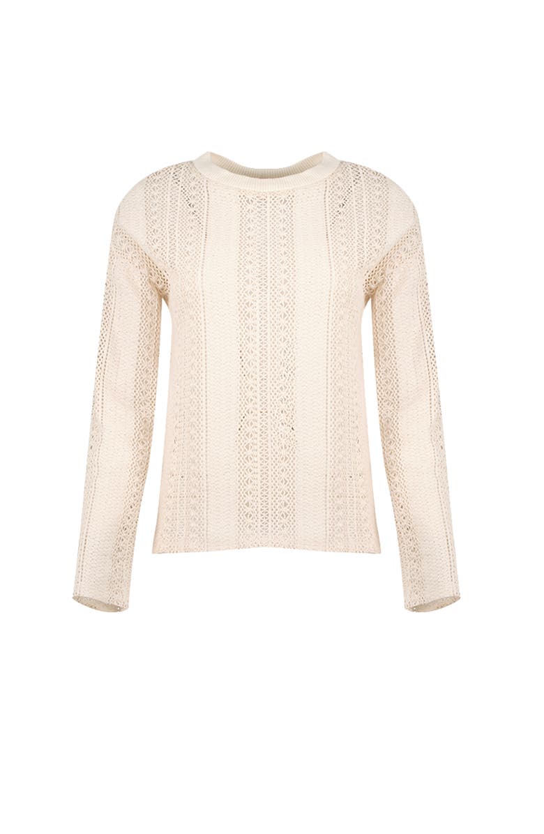 IVONNE Straight Jacquard Blouse, Alternate, color, 