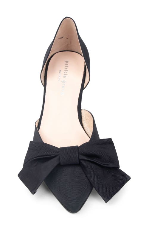 Patricia Green Malibu D'orsay Pointed Toe Kitten Heel Pump In Black