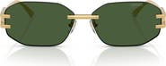 Versace 58mm Oval Sunglasses