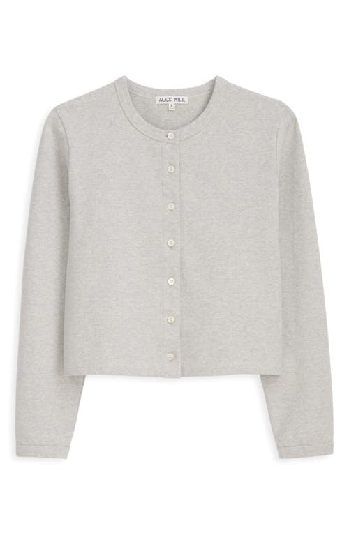 Alex Mill Coco Sport Cardigan Heather Grey