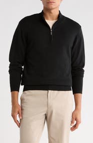 T.R. PREMIUM Slim Fit Quarter Zip Sweater