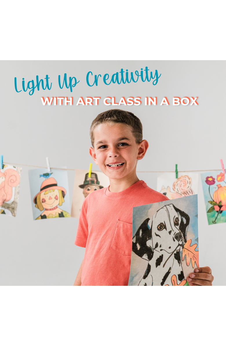 Guide Dots Level 2 Art Kit w/ Light-Up Bright Board for Ages 8+ - Art Class in a Box, Alternate, color, Multicolor