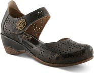 L'Artiste by Spring Step Americana Ankle Strap Clog