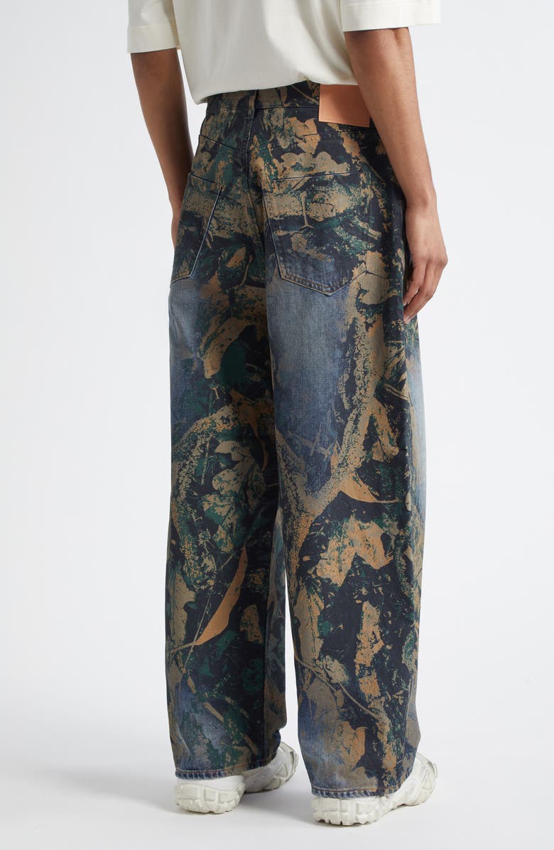 Acne Studios 2023 Mossy Super Baggy Fit Wide Leg Jeans, Alternate, color,