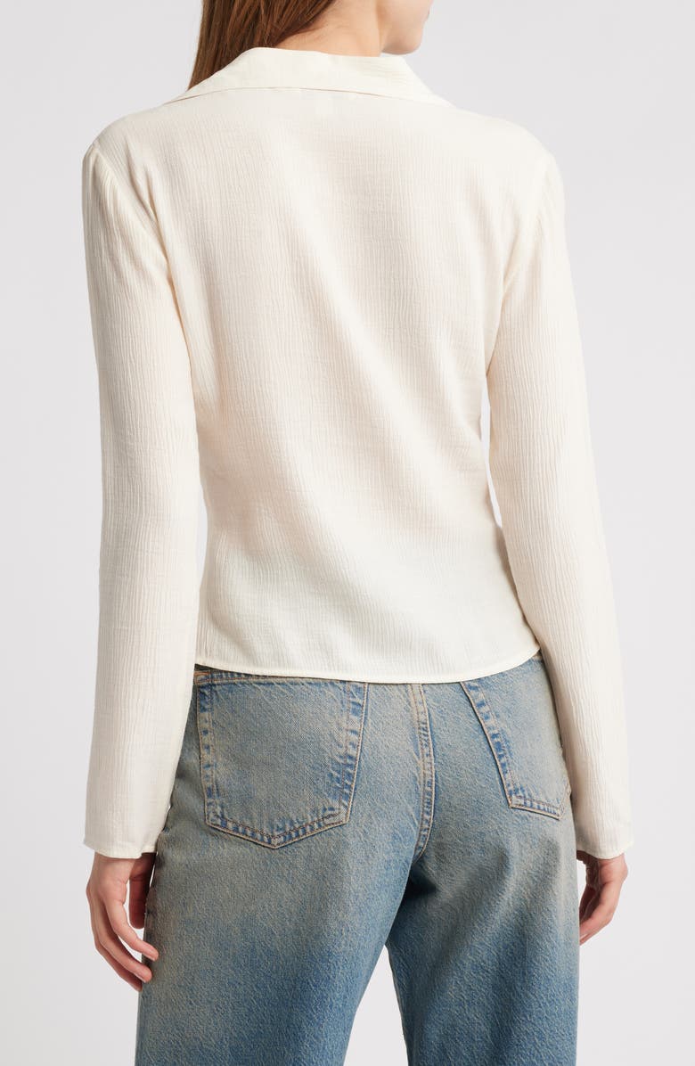 Topshop Twist Front Top, Alternate, color,