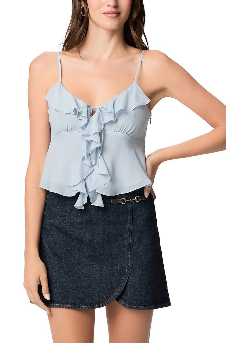 Indiah Ruffle Camisole, Main, color, STRDSTBLUE