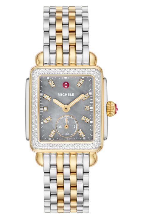 Deco Mid Diamond Bracelet Watch,